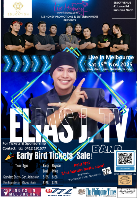 Elias JTV Band - Live in Melbourne - 15 November 2025