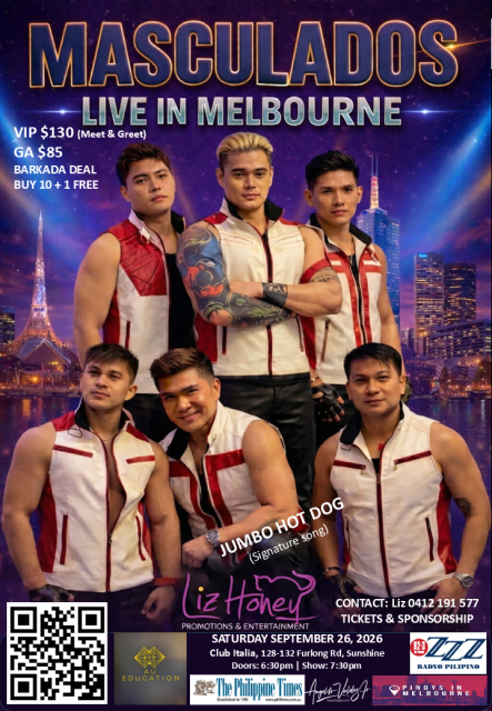 Musculados - Live in Melbourne - September 26, 2026
